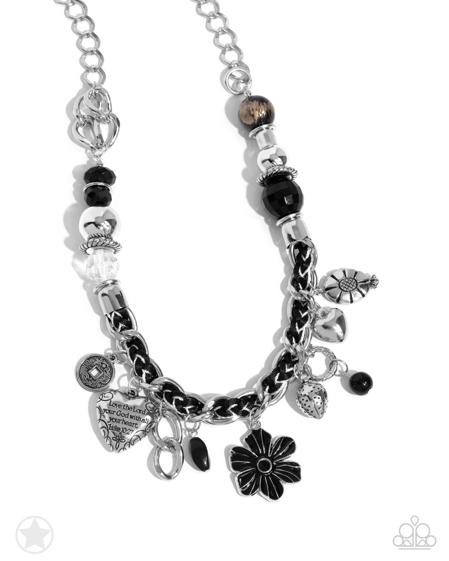 Charmed! I Am Sure! Black Necklace