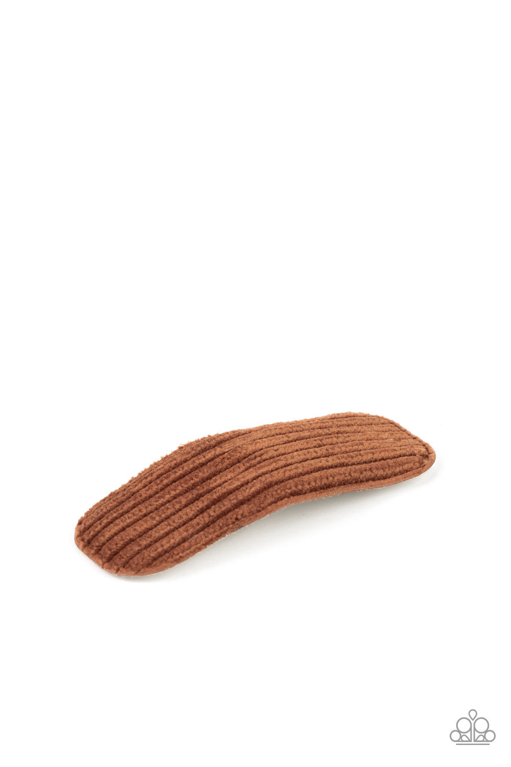 (Starlet Shimmer-Little Diva’s) Corduroy Couture Brown Hair Clip