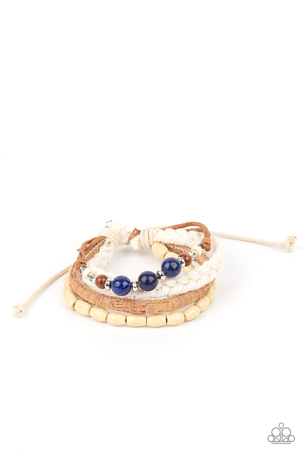 Natural Born Navigator Blue Urban Bracelet (Pull Cord)