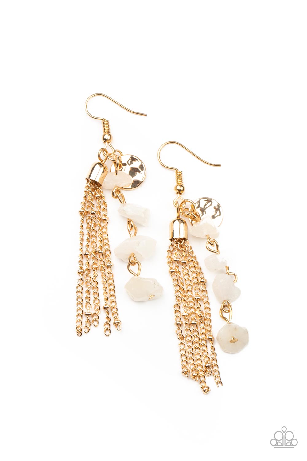 Stone Sensation Gold Earrings