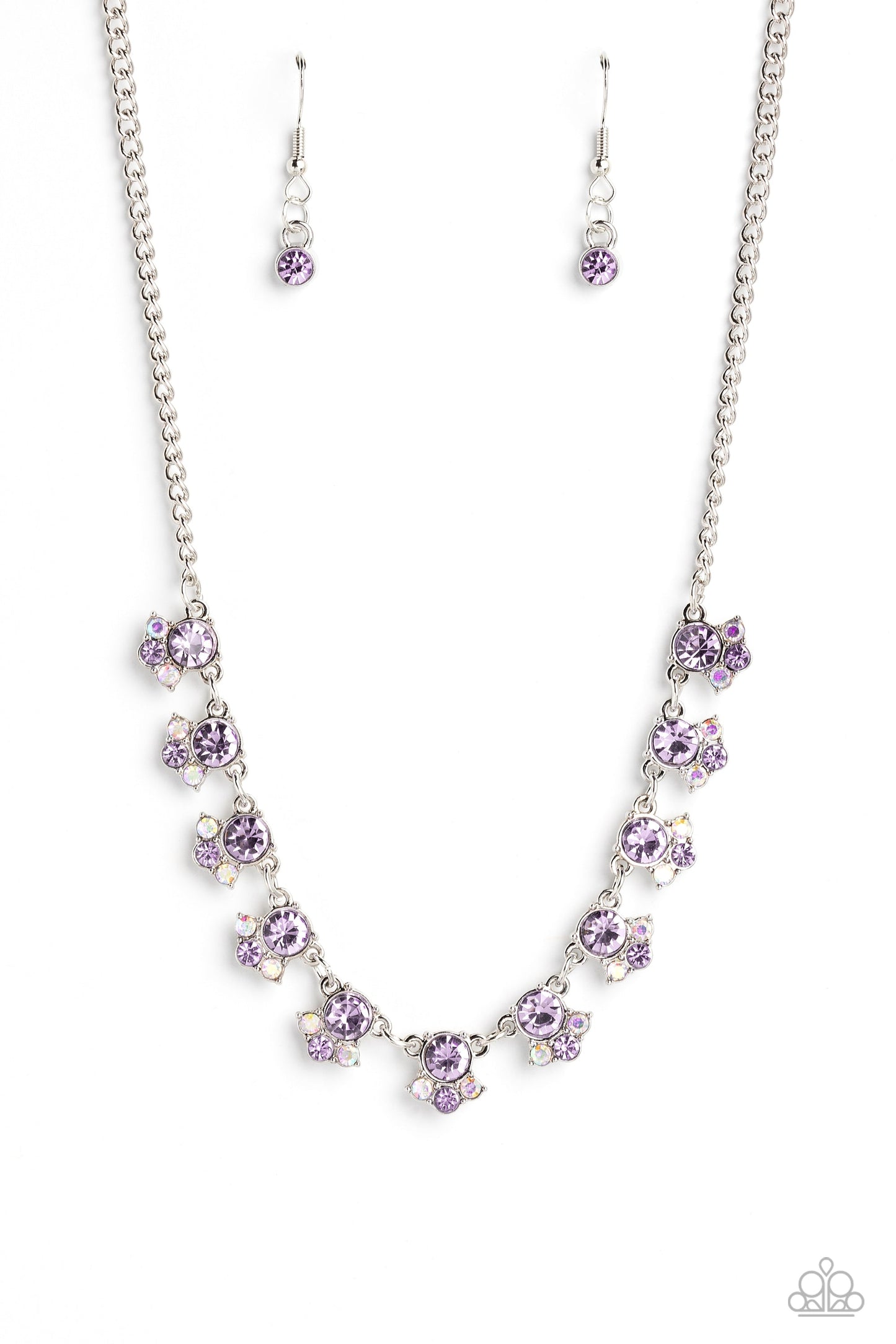 Tabloid Treasure Purple Necklace