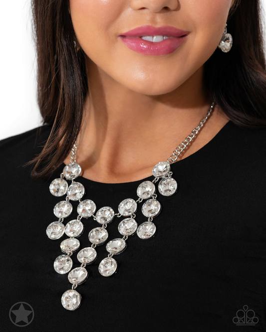 Spotlight Stunner Silver Necklace