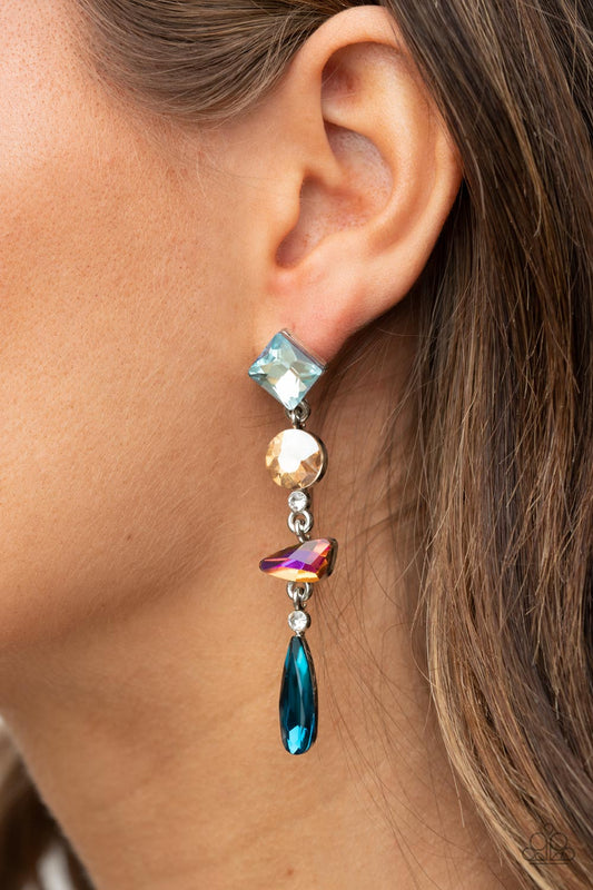 Rock Candy Multi Earrings (Post Back)