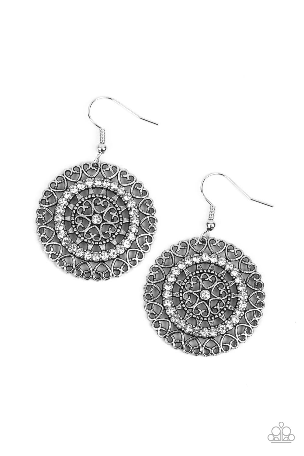 Fairytale Finale White Earrings