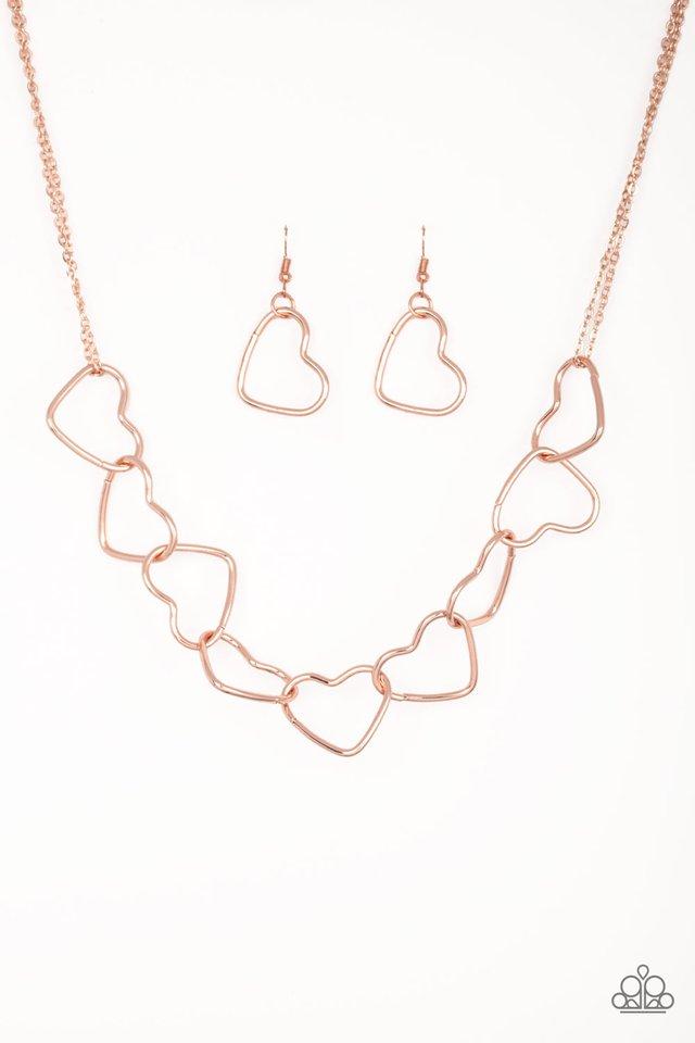 Unbreak My Heart Rose Gold Necklace