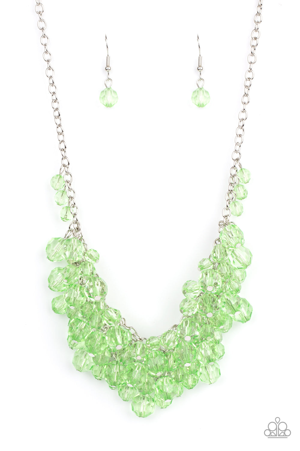 Let the Festivities Begin Green Necklace