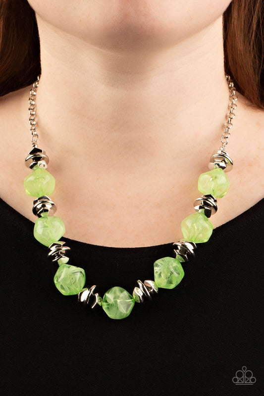 Island Ice Green Necklace