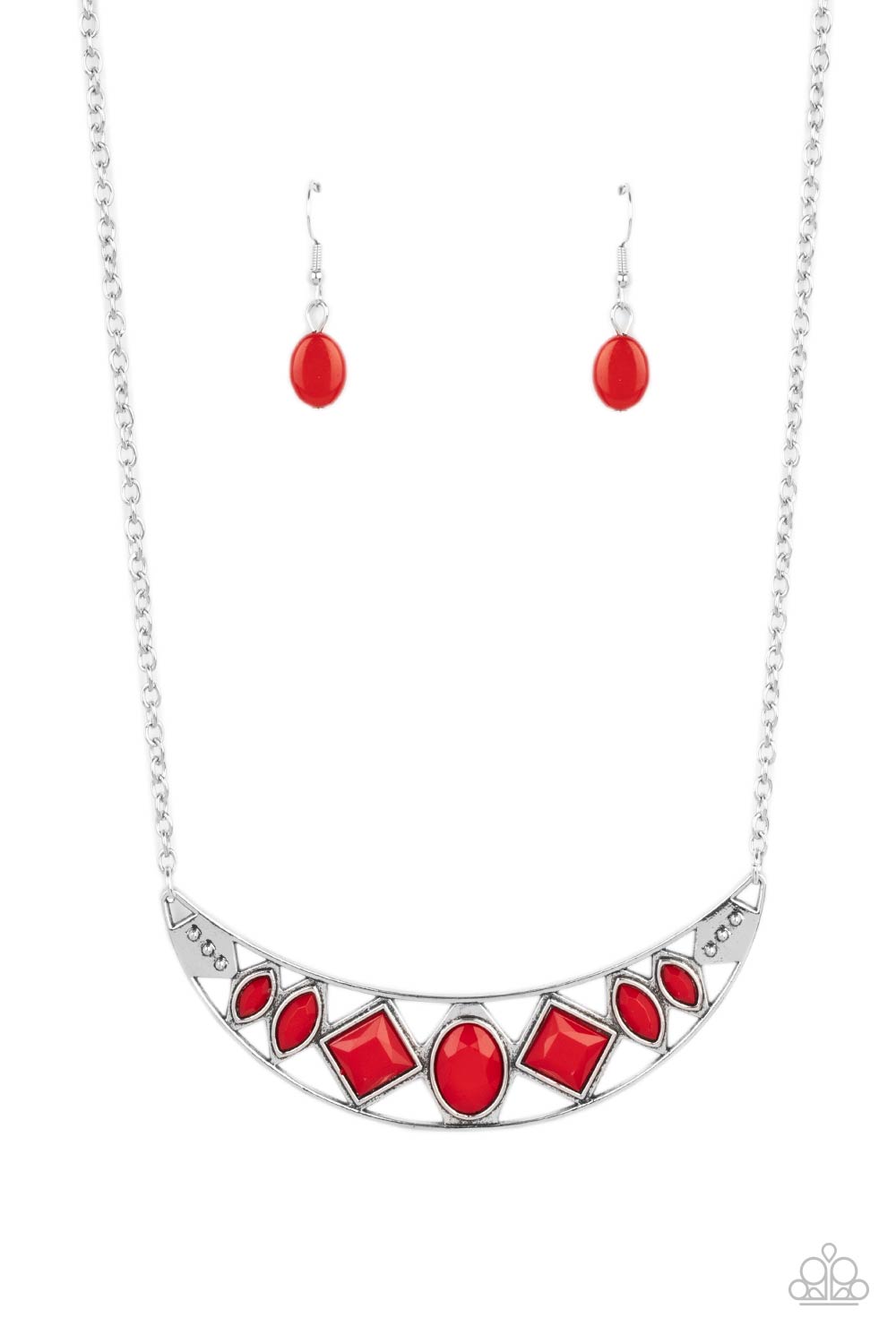 Emblazoned Era Red Necklace