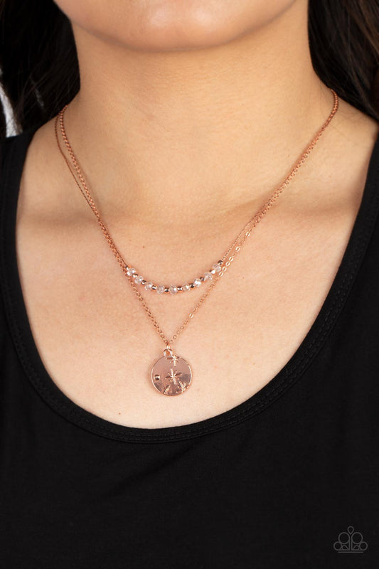 Stunning Supernova Copper Necklace