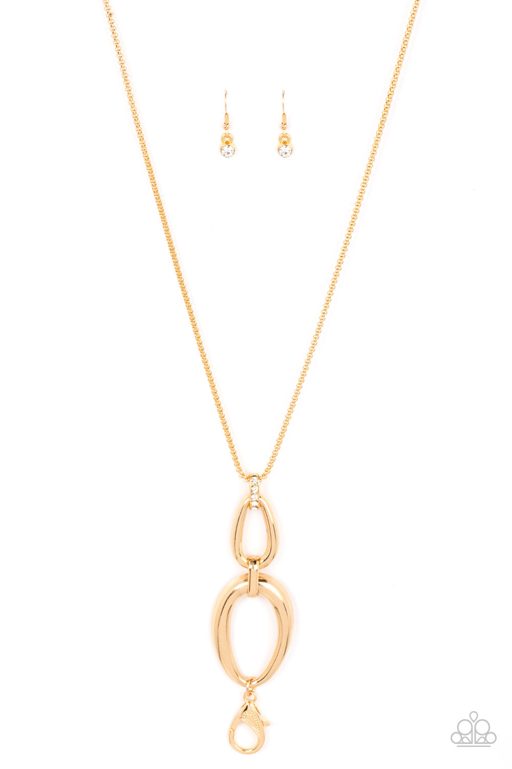 Elegantly Entrancing Gold Lanyard