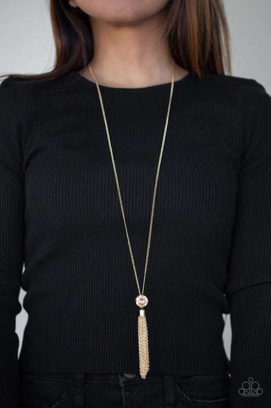 Five-Alarm FIREWORK Gold Necklace