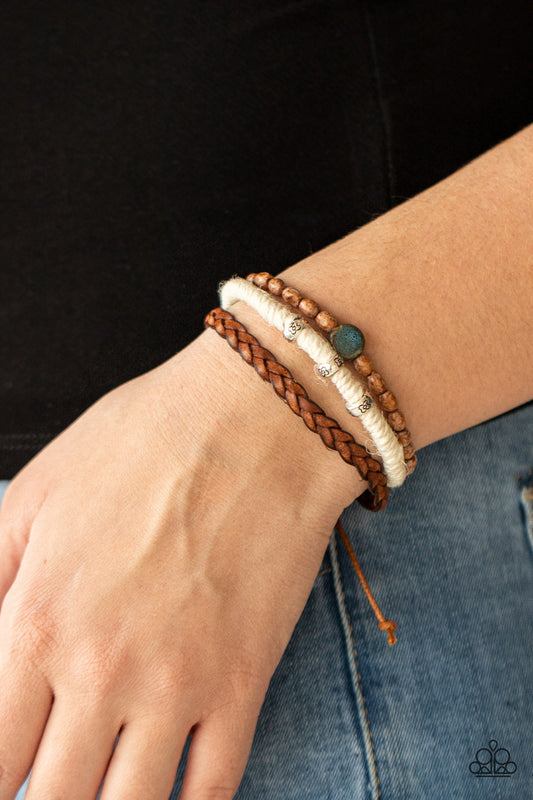 Terrarium Terrain Blue Urban Bracelet (Pull Cord)