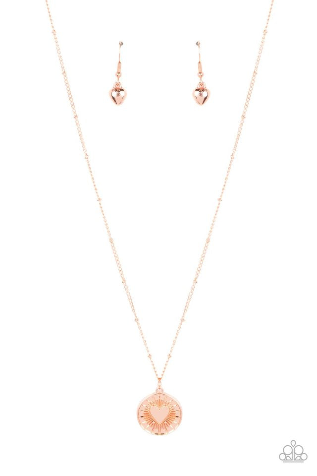 Lovestruck Shimmer Copper Necklace