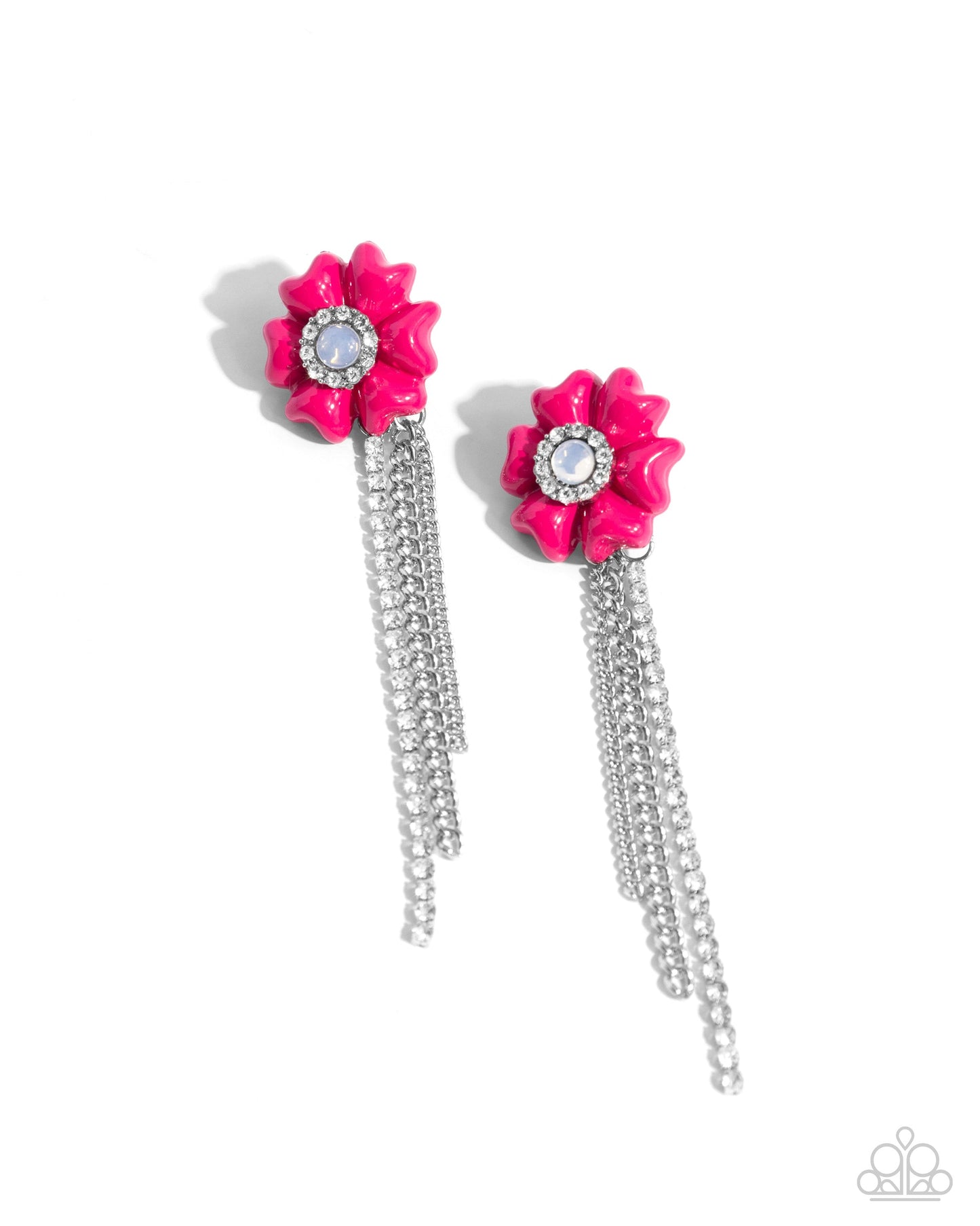 Floral Fuel Pink Earrings