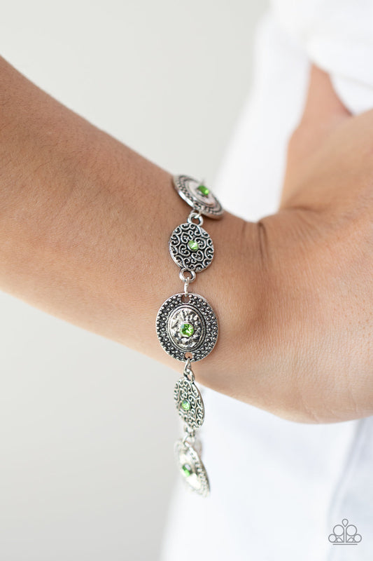 Secret Garden Glamour Green Bracelet (Clasp)