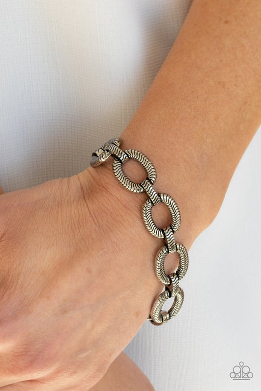Industrial Amazon Silver Bracelet (Clasp)