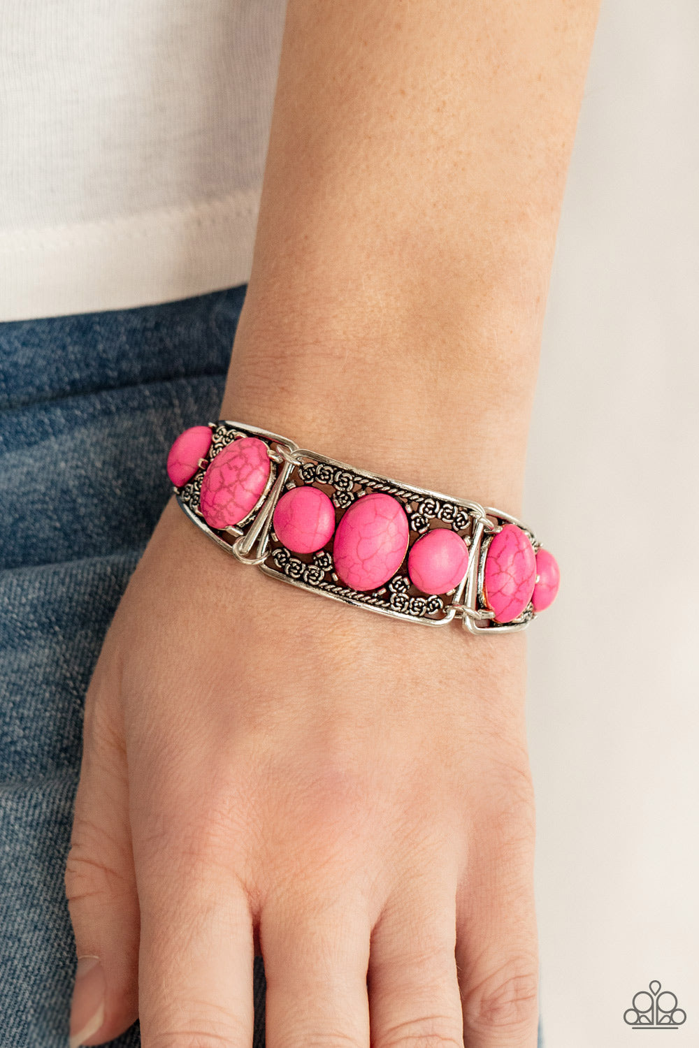Southern Splendor Pink Bracelet (Clasp)