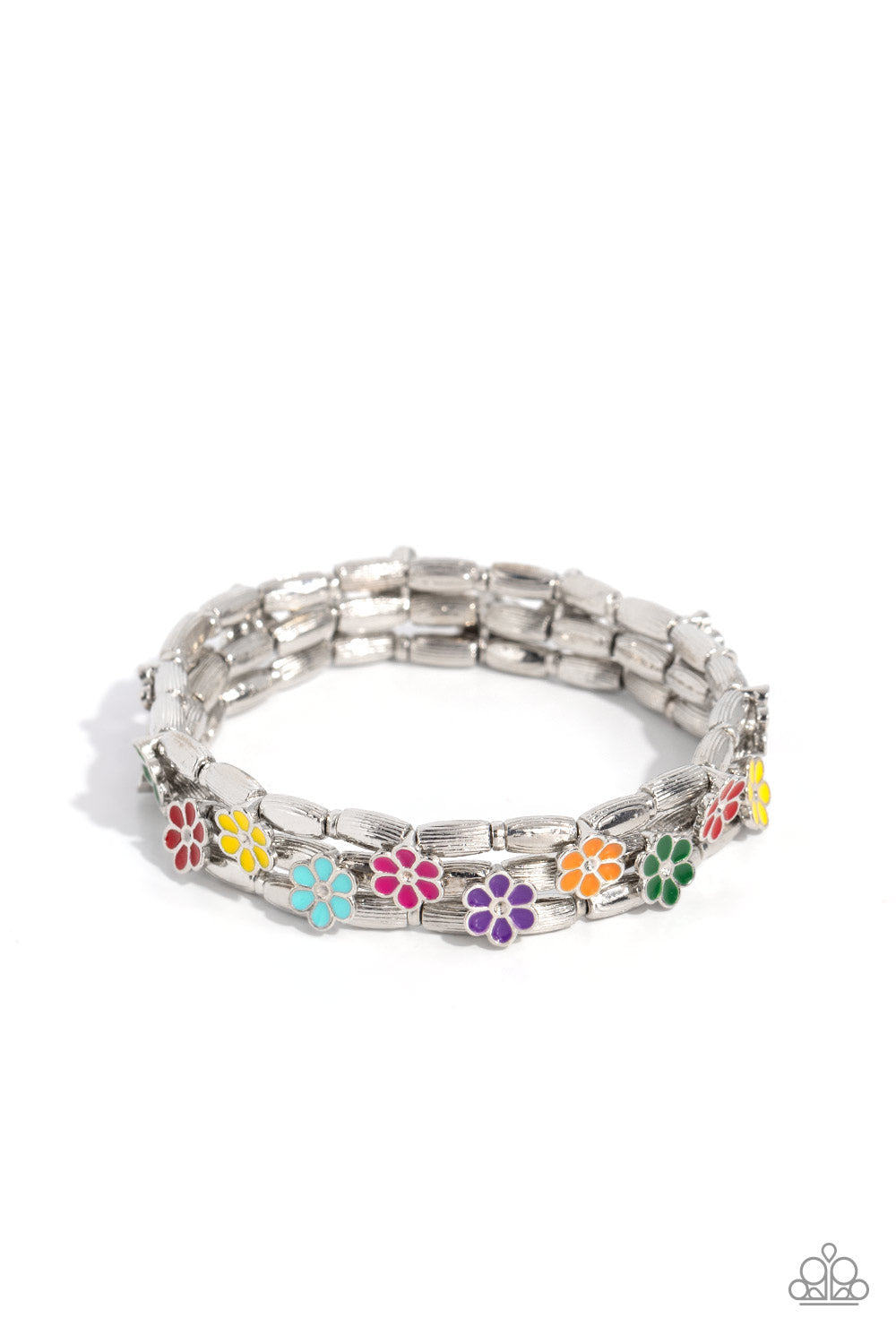 Scattered Springtime Multi Bracelet (Stretchy)