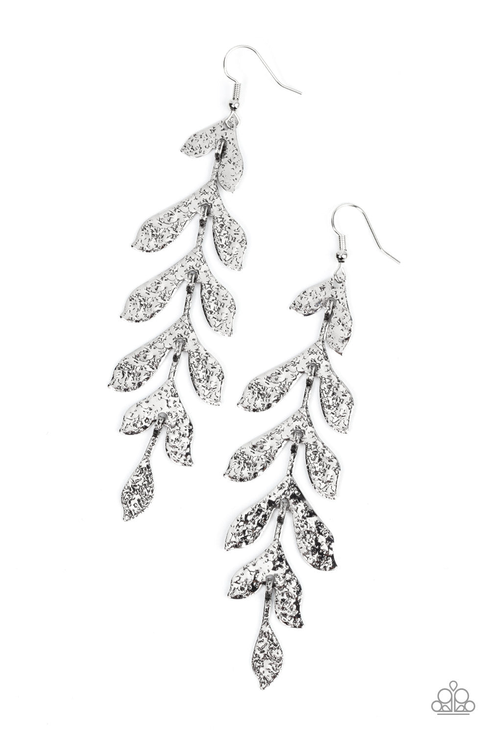 Lead From the FROND Silver Earrings