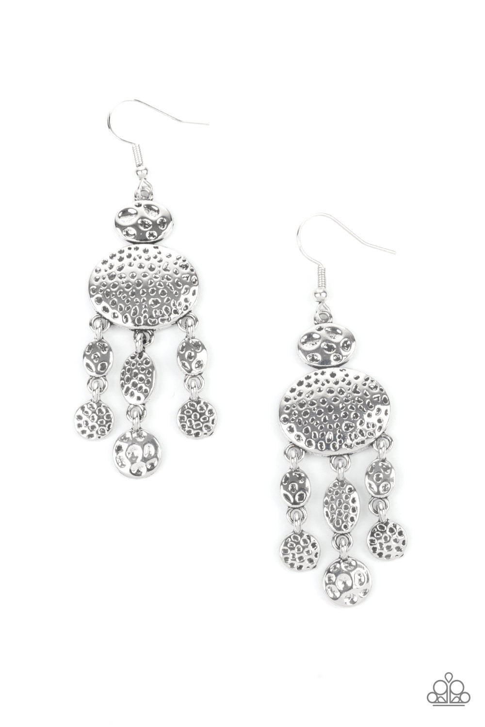 Get Your ARTIFACTS Straight Silver Earrings