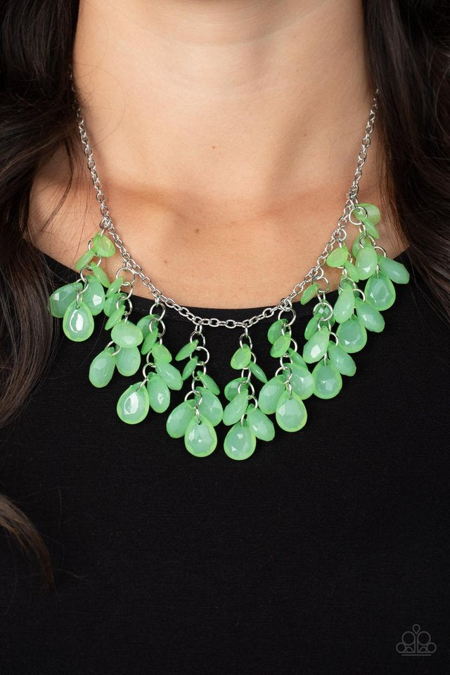 Crystal Cabaret Green Necklace