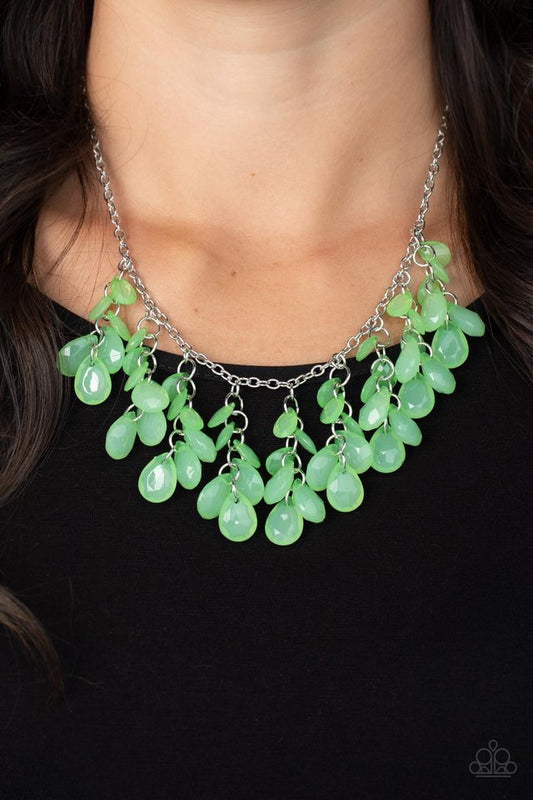 Crystal Cabaret Green Necklace