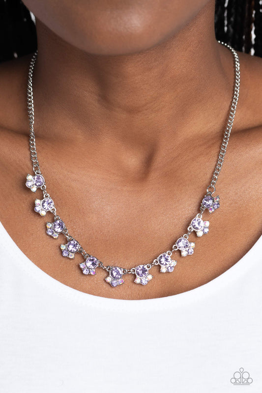 Tabloid Treasure Purple Necklace