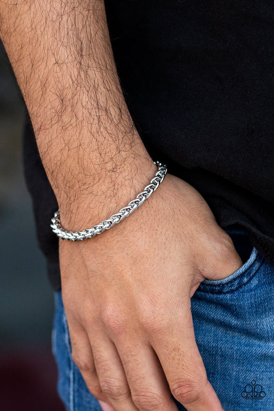 Knocked Out The Park Urban Silver Bracelet (Clasp)