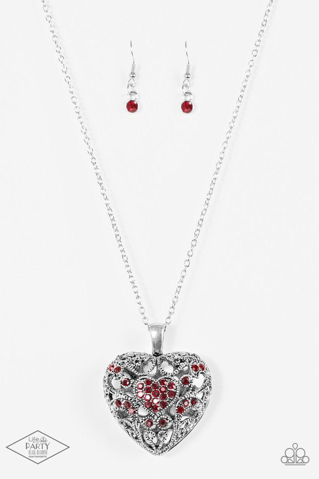 Heartless Heiress Red Necklace