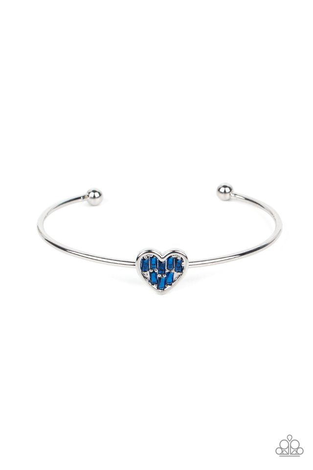 Heart of Ice Blue Bracelet (Cuff)
