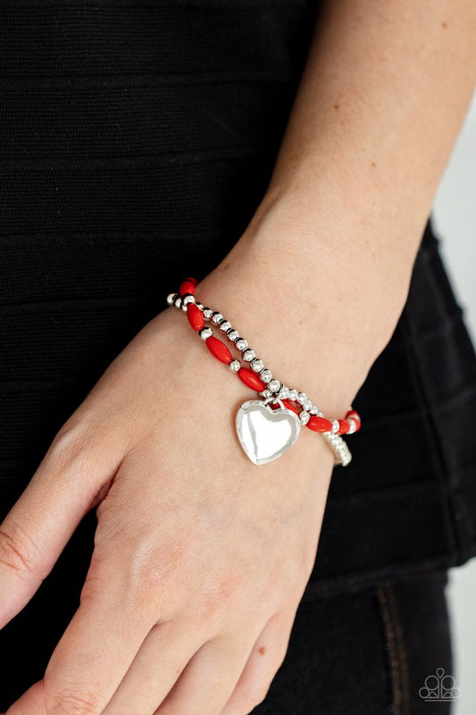 Candy Gram Red Bracelet (Stretchy)