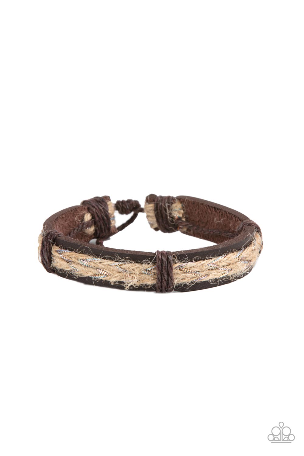 Guided Expedition Urban Brown Bracelet (Pull Cord)