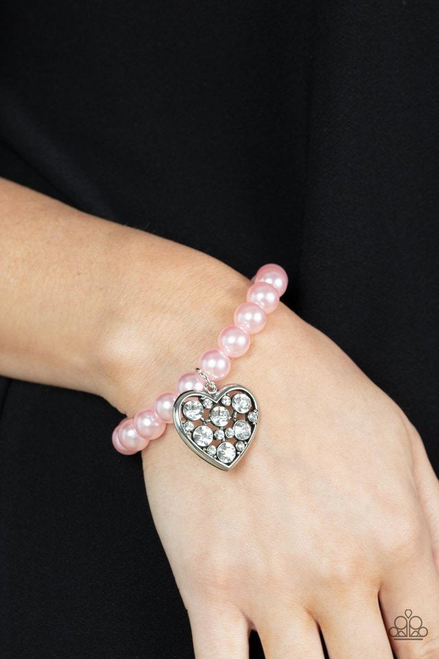 Cutely Crushing Pink Bracelet (Stretchy)