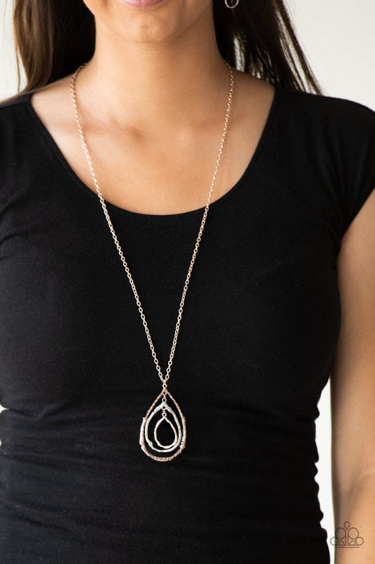 Going For Grit Gold Necklace