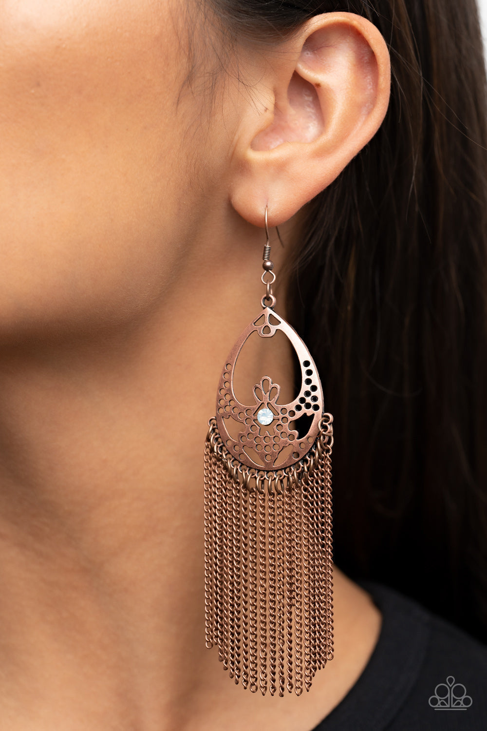 Castle Cottage Copper Earrings