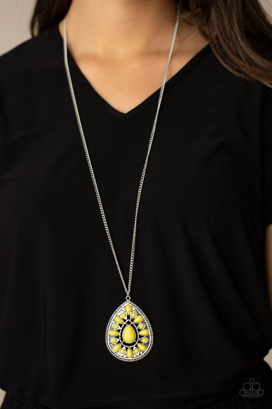 Retro Praries Yellow Necklace
