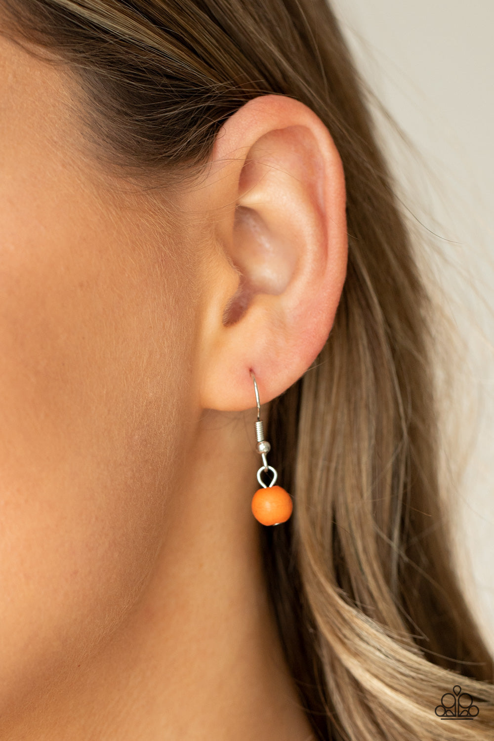 Stone Prairies Orange Necklace