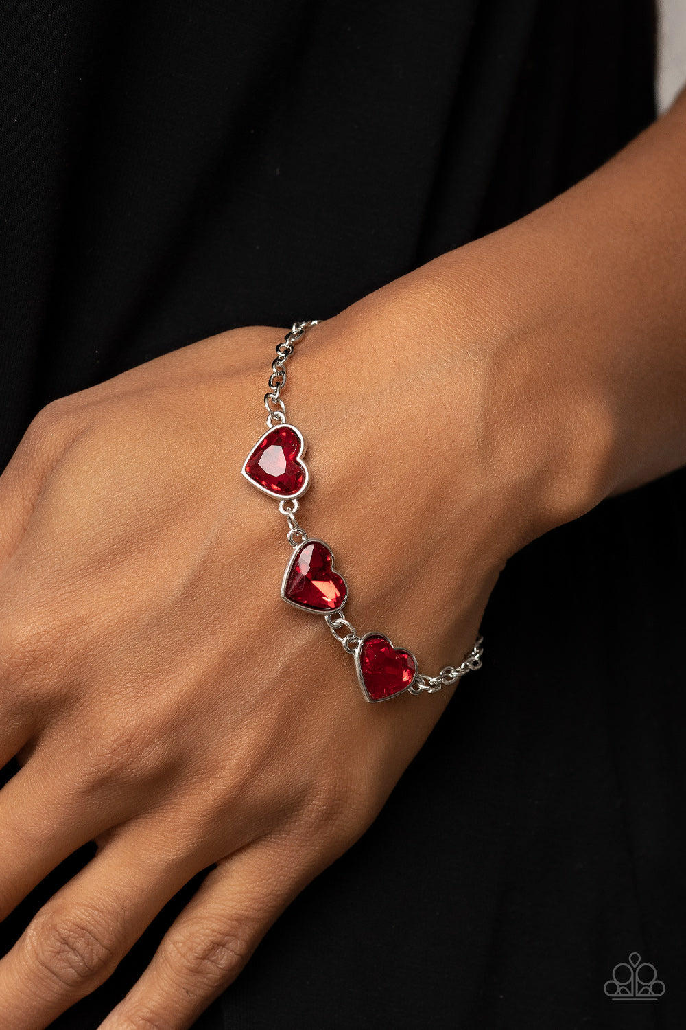 Little Heartbreaker Red Bracelet (Clasp)