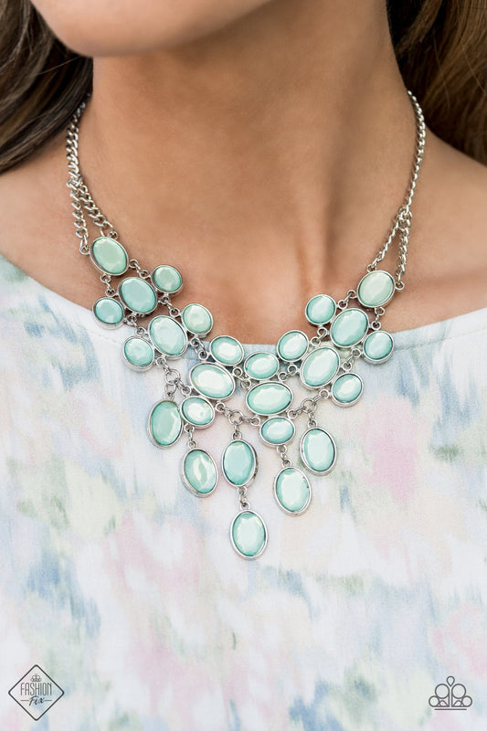 Serene Gleam Blue Necklace