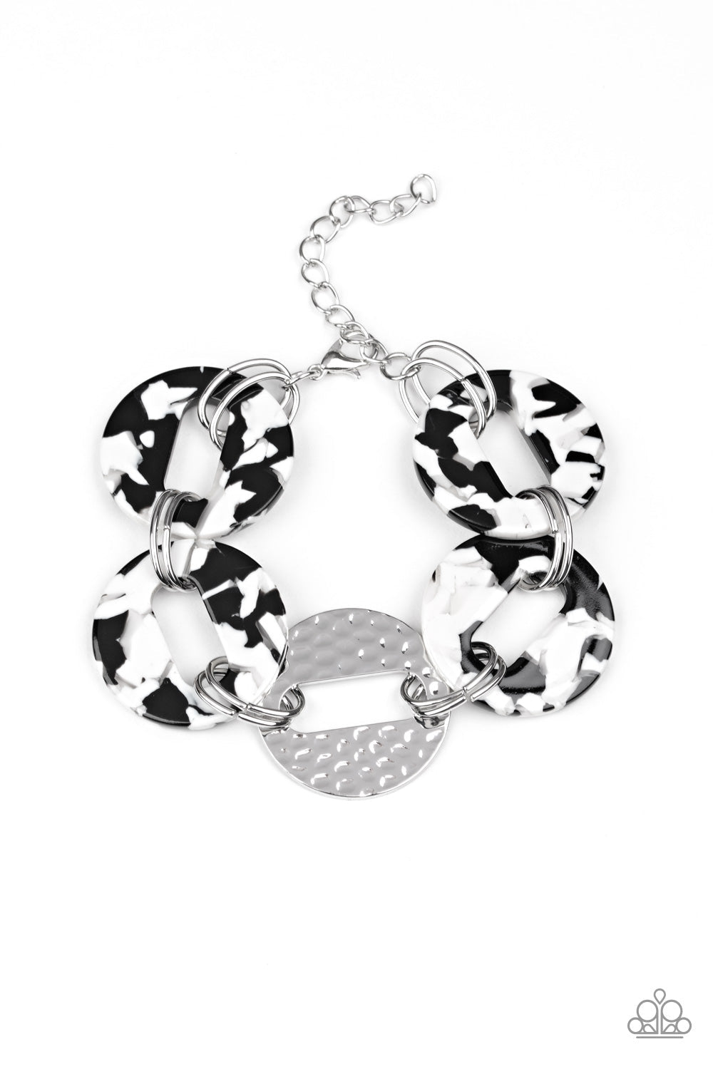 Retro Recharge White Bracelet (Clasp)