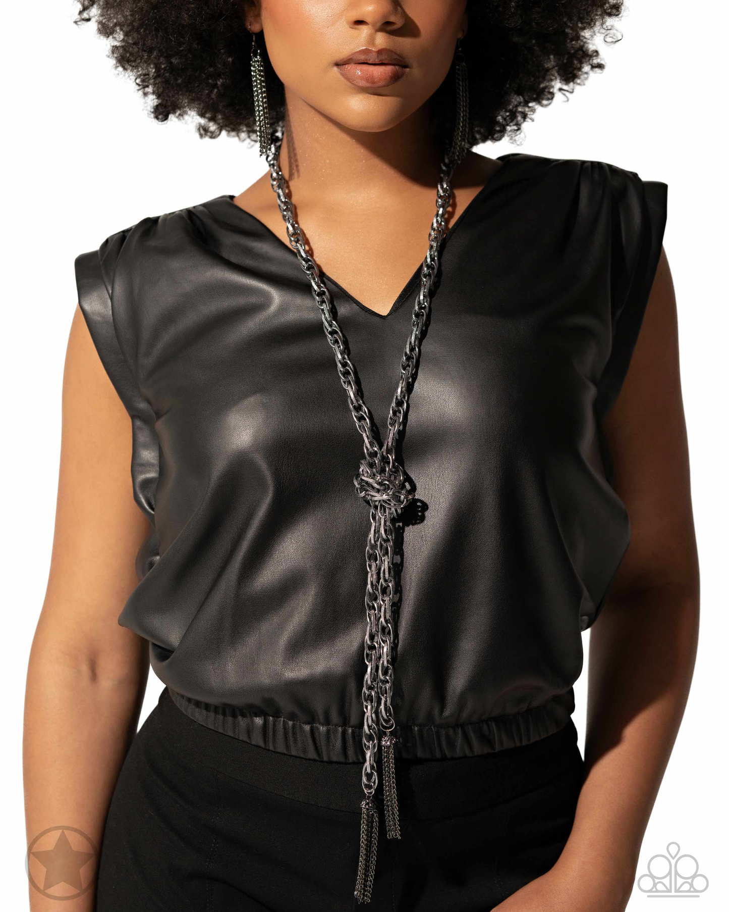 SCARFed for Attention Gunmetal Necklace