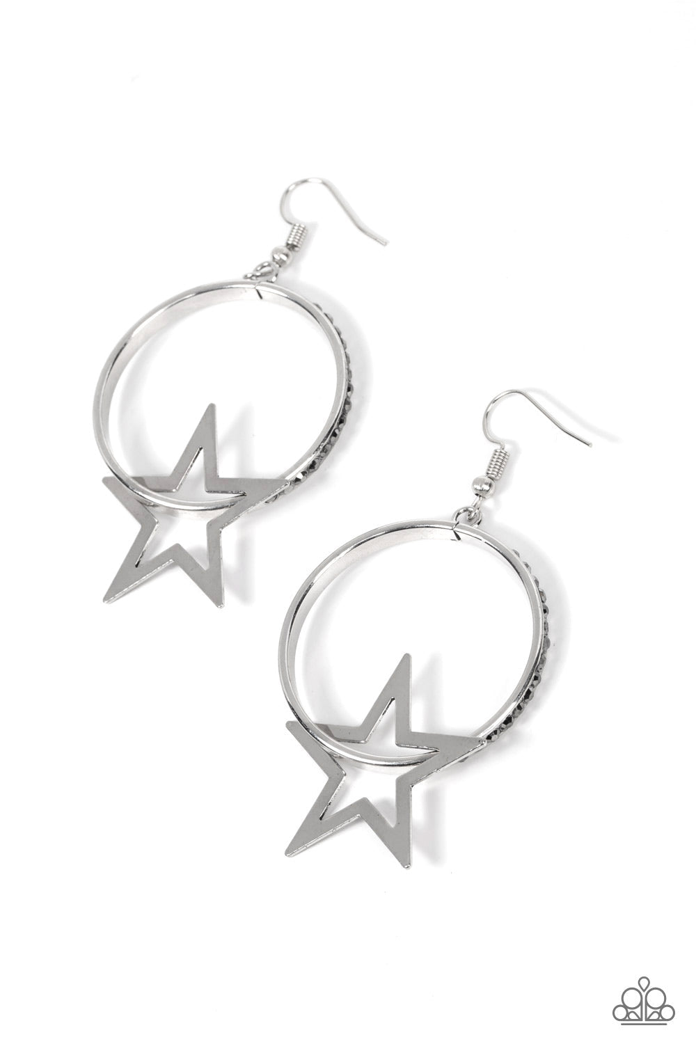 Superstarstar Showcase Silver Earrings (Hoops)