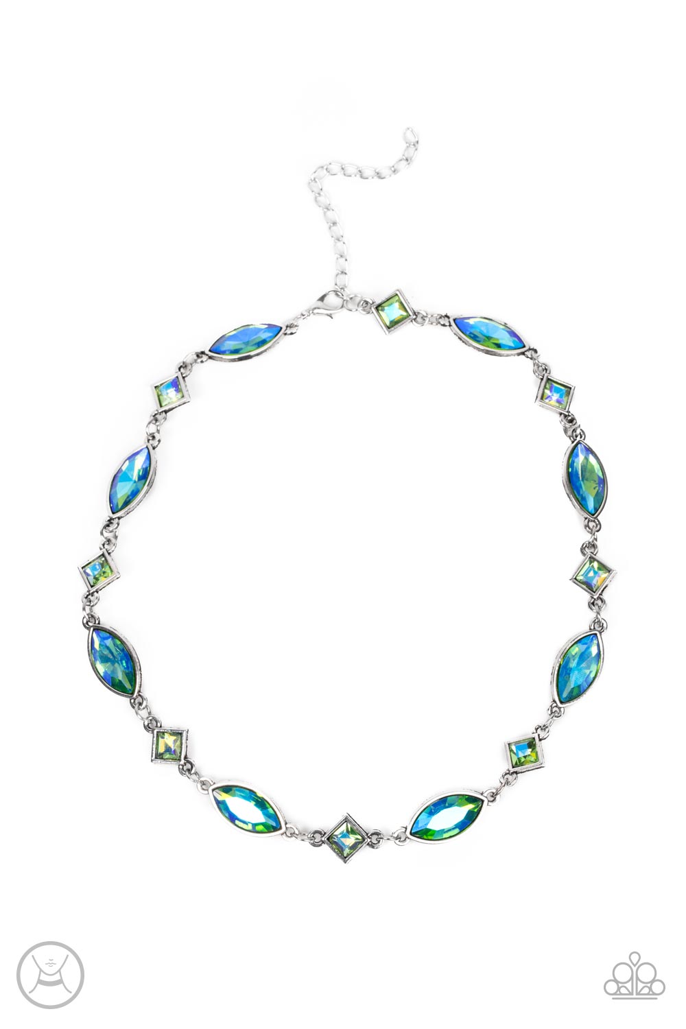 Prismatic Reinforcements Green Necklace