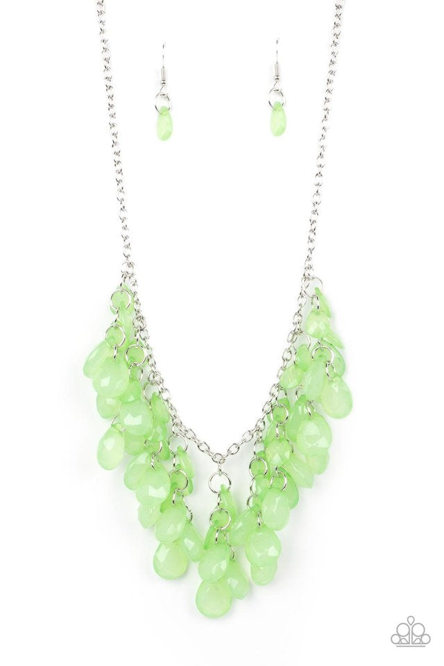 Crystal Cabaret Green Necklace