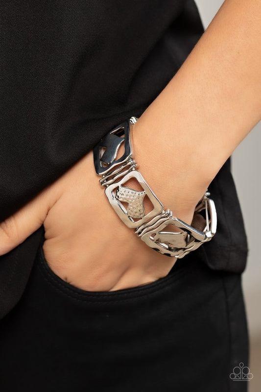 Legendary Lovers Silver Bracelet (Stretchy)