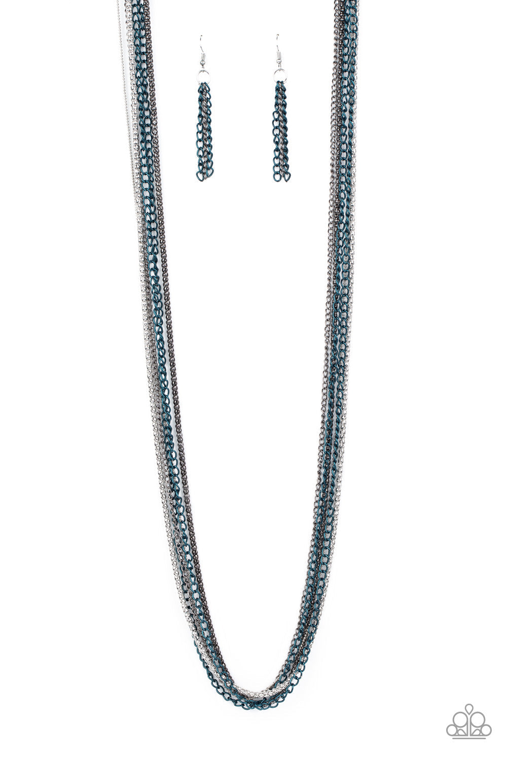 Color Me Calamity Blue Necklace