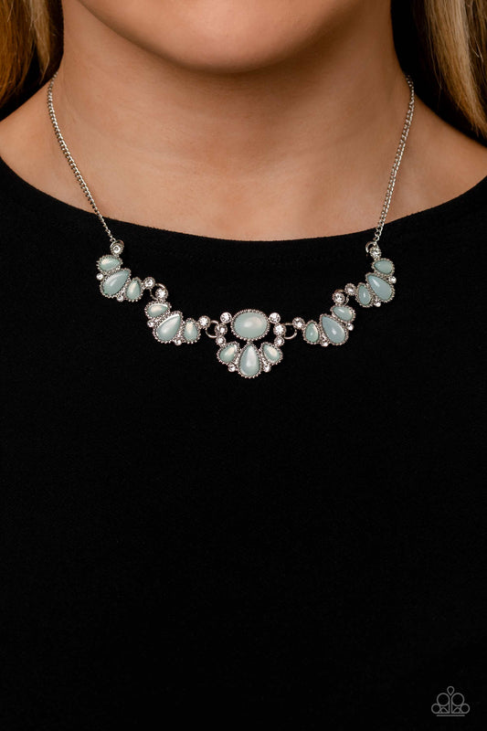 Dancing Dimensions Blue Necklace