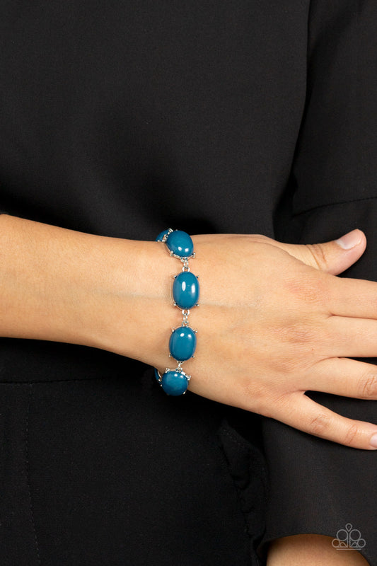 Confidently Colorful Blue Bracelet (Clasp)