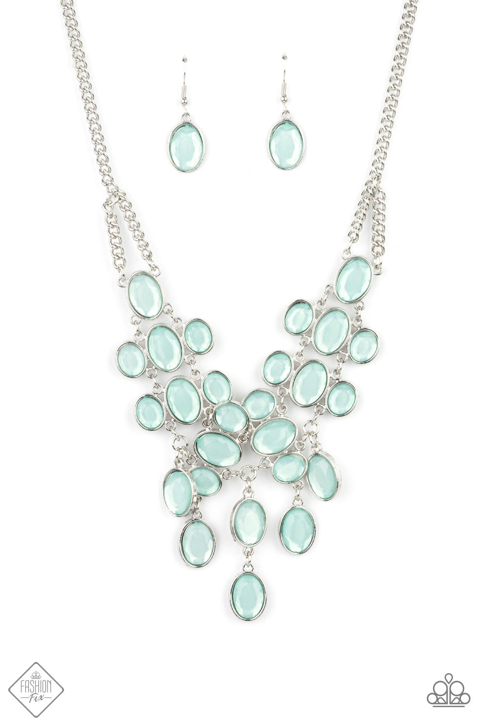 Serene Gleam Blue Necklace