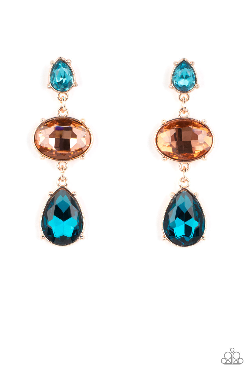 Royal Appeal Multi Earrings (Post Back)